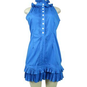 CHRISTIAN CALIENDO Ruffle Sleeveless Dress